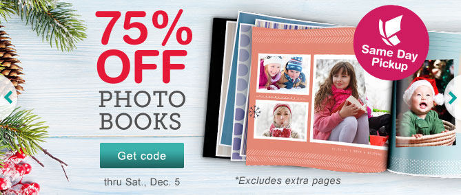 75% Off Photo Books From Walgreens Photo | 8.5 x11 Only $5!